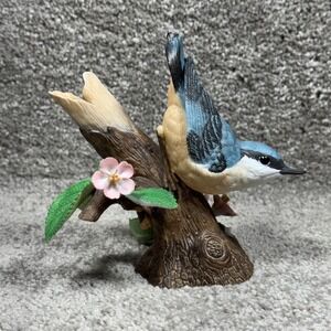 Lenox European Nuthatch Handcrafted Figurine Porcelain Garden Bird Blue 1994